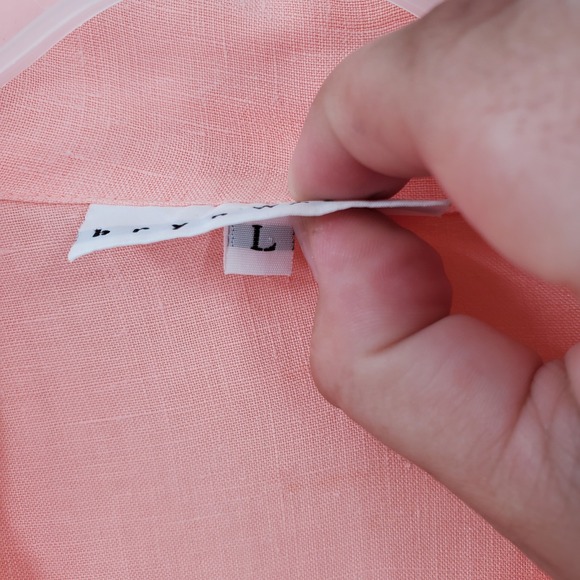 Women's Bryn Walker Linen Button‎ Down Shirt Top Size Large - Picture 4 of 5